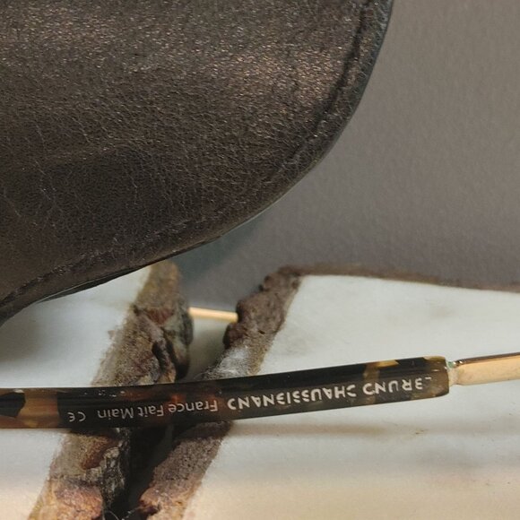 Bruno Chaussignand Julep Marble Brown Eyeglass Frame Paris France Vision - Picture 10 of 12